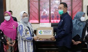 Wagub Chusnunia Sambut Kedatangan Komisi IX DPR RI dalam Rangka Monitoring dan Evaluasi Distribusi Vaksin Covid-19 di Provinsi Lampung