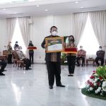 Gubernur Lampung Terima Penghargaan Peringkat Satu Peningkatan Produksi Padi Tertinggi Nasional Tahun 2019-2020