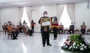 Gubernur Lampung Terima Penghargaan Peringkat Satu Peningkatan Produksi Padi Tertinggi Nasional Tahun 2019-2020
