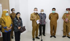 Sekdaprov Lampung Pantau Langsung Pelaksanaan Test CAT Penerimaan PNS Tahun 2021 di Itera