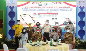 Gubernur Arinal Launching Samsat Desa e-Samdes dan L-Smart Juga Resmikan Desa Mart di Lampung Tengah