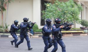 Gubernur Lampung Apresiasi Komplek Kantor Gubernur Dipilih sebagai Arena Latihan Detasemen Jalamangkara dan Brigif 4 Mar/BS