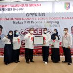 Ketua PMI Resmikan Gerai Donor Darah dan Siger Donor Darah di Markas PMI Provinsi Lampung