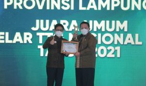 Lampung Juara Umum Teknologi Tepat Guna Nasional, Mendes PDT Serahkan Langsung Penghargaan kepada Gubernur Arinal Djunaidi