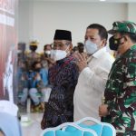 Gubernur dan Wagub Lampung Dampingi Panglima TNI Marsekal Hadi Tjahjanto Tinjau Vaksinasi Merdeka Serentak di UIN Raden Intan