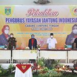 Ketua YJI Lampung Lantik Pengurus Yayasan Jantung Indonesia Cabang Lampung Tengah 2021-2025