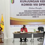 Gubernur Lampung Terima Kunjungan Kerja Komisi VIII DPR-RI dalam Rangka Persiapan Pembelajaran Tatap Muka dan Implementasi Bansos