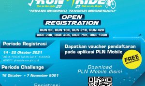 Bantu Sambung Listrik Warga Tidak Mampu, PLN Gelar PLN Mobile Virtual Charity Run and Ride