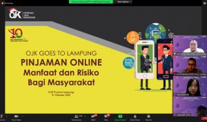 Lindungi Masyarakat, OJK Lampung Berikan Edukasi Mengenai Pinjol