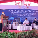 Wagub Lampung Buka Sosialisasi dan Edukasi Pengawasan Sumber Daya Perikanan di Pelabuhan Pelelangan Lempasing