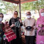 Launching Sulam Jelujur di Pesawaran, Ketua Dekranasda Lampung: Langkah Awal Hasil Kerajinan UMKM Lokal Go Internasional