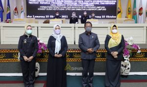 Pemprov Lampung Apresiasi DPRD atas Disetujuinya Raperda tentang RPJMD Tahun 2019-2024 Menjadi Perda