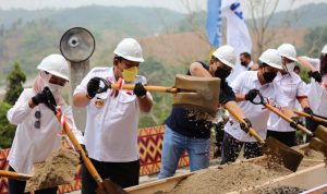 Gubernur Lampung bersama Wamen BUMN II Lakukan Groundbreaking Pembangunan Kawasan Bakauheni Harbour City