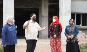 Erick Thohir Tinjau Lahan Untuk Pembangunan RS Otak dan Jantung di Bandar Lampung