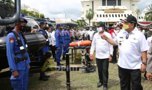 Apel Gelar Kesiapan Antisipasi Bencana Alam Tahun 2021, Gubernur Lampung Sampaikan 6 Atensi Hadapi Bencana