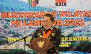 Muswil PII Lampung 2021, Gubernur Arinal Djunaidi Ajak Para Insinyur Berkontribusi dalam Pembangunan Lampung