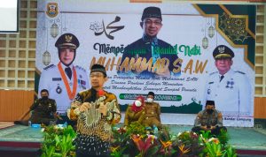 Peringati Maulid Nabi Muhammad, Ustadz Wijayanto Berikan Tausiah Untuk ASN Pemkot Bandar Lampung