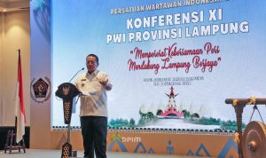 Buka Konferprov XI PWI Lampung, Gubernur Arinal Minta Saran dan Masukan Terbaik dari Wartawan untuk Kemajuan Daerah