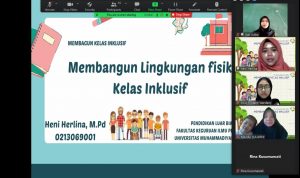 Tim Pengabdian Dosen Pendidikan Luar Biasa UML Adakan Webinar Bertajuk ‘Membangun Kelas Inklusif’