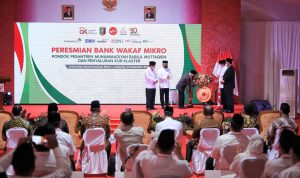 Tingkatkan Akses Keuangan Masyarakat, Wapres Ma’ruf Amin Resmikan Bank Wakaf Mikro di Lampung