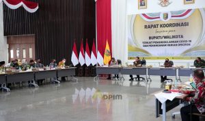 Pimpin Rakor Penanggulangan Covid-19 dan Omicorn, Gubernur Lampung Minta Bupati/Walikota tetap Waspada dan Terus Terapkan Prokes