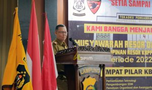 Sekdaprov Fahrizal Darminto Hadiri Musres KBPP Polri Kota Bandar Lampung