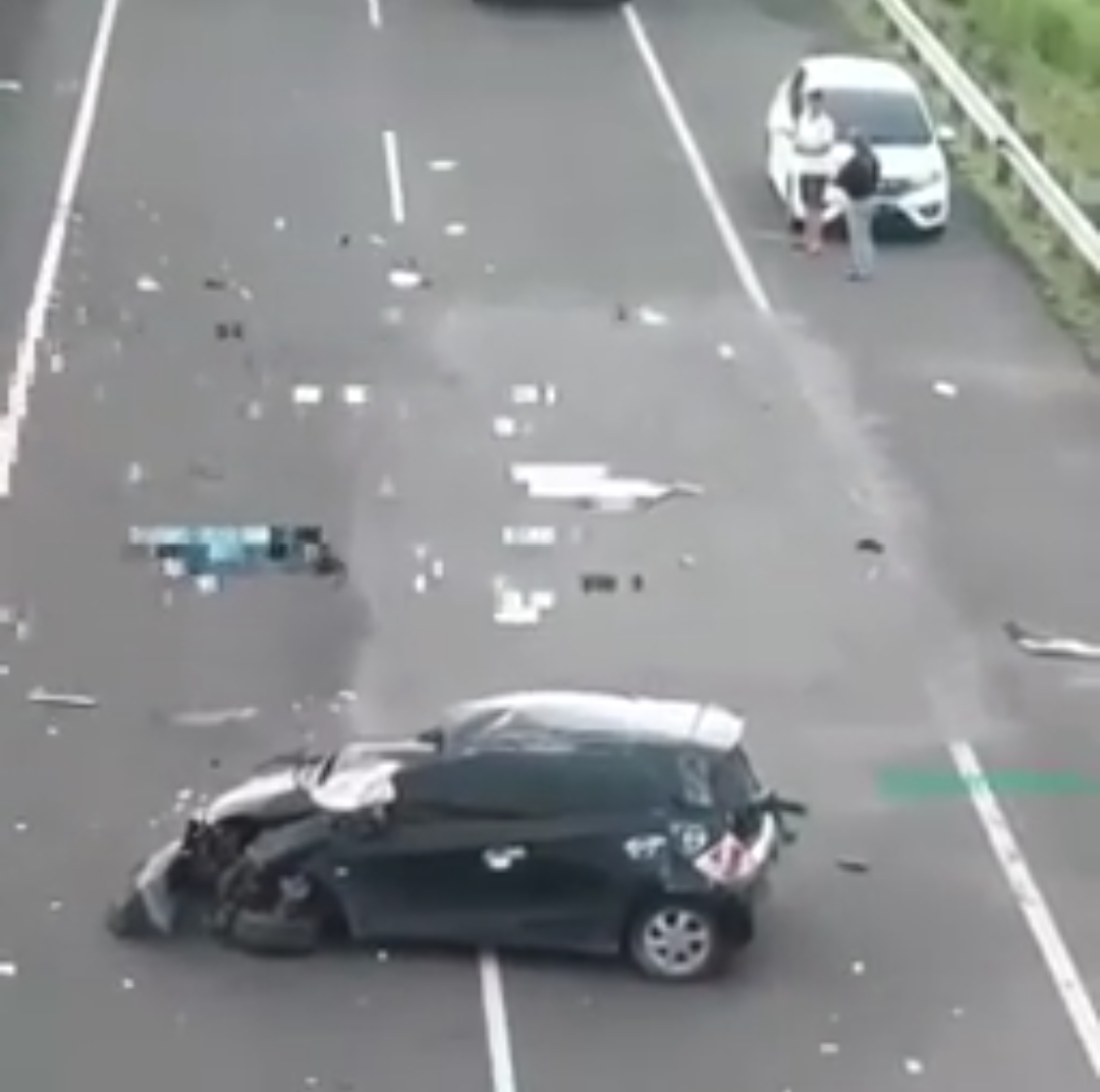 Korban kecelakaan di KM 362 Tol Palembang - Kayu Agung| Sumber: Istimewa
