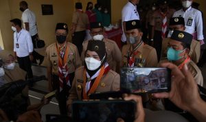 Jadi Pembina, ini Harapan Eva Dwiana Kepada Ketua Kwarcab Pramuka Terpilih