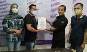 HUT ke-5, Pengurus SMSI Kota Bandar Lampung Terima SK
