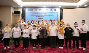 Wagub Chusnunia Chalim Lantik Pengurus Yayasan Asma Indonesia Lampung 2021-2026