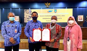 BSN dan Pemkot Surakarta Sepakat Kembangkan Standardisasi dan Penilaian Kesesuaian