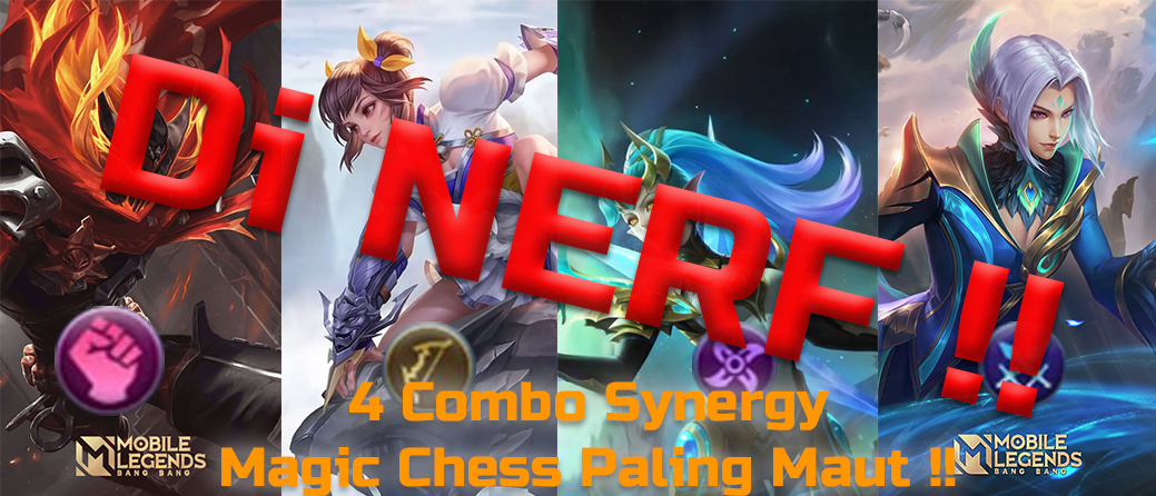 Sejumlah perubahan dilakukan pada patch terbaru Magic Chess Mobile Legends Bang Bang. Salah satunya melakukan nerf pada dua sinergi over power season 8 || Foto: 5w1hindonesia.id
