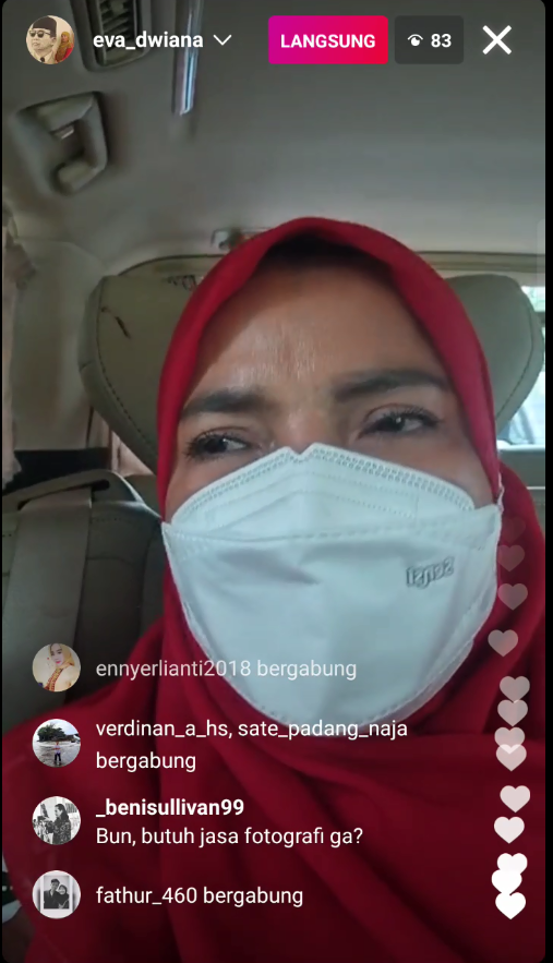 Walikota Eva Dwiana sering melakukan live di Instagram, ia pun langsung menjawab pertanyaan dengan lugas jika ada masyarakat yang mengadu di kolom komentar || Foto: Instagram @eva_dwiana