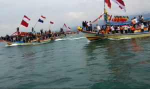 Lestarikan Adat dan Budaya Lokal, Nelayan Bandar Lampung Gelar Ruwat Laut