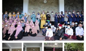Hari Ke-7 Ramadan, Ketua LKKS Lampung Bersama Pengurus SKin PengdaLampung Bagikan Nasi Kotak dan Takjil di Ponpes Darush Shofaa 