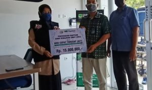 Pegadaian Syariah Raden Intan Lampung Salurkan DKU untuk Program Ramadan ACT