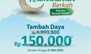 Program Ramadhan Berkah PLN Diminati, 3.834 Rumah Ibadah Manfaatkan Promo Diskon Tambah Daya
