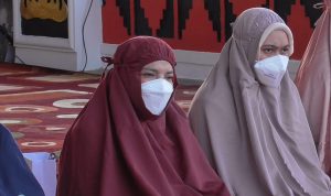 Sholat Ied Dirumah Dinas, Eva Dwiana: Mohon Maaf Lahir Batin