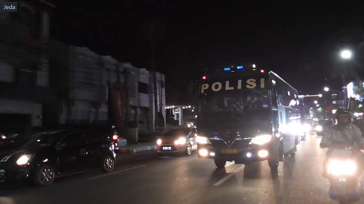 Walikota Eva Dwiana bersama Kapolda Lampung dan Danrem Gatam 0413 memantau kegiatan masyarakat di malam takbiran Idul Fitri 1443 Hijriah || Foto: 5w1hindonesia.id