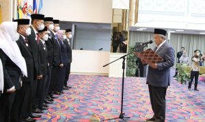 Pelantikan BWI Provinsi Lampung 2021-2024, Gubernur Arinal Minta Pengurus Jadi Motor Penggerak Pembinaan Nazhir Wakaf