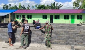 PLN Manfaatkan FABA PLTU Ropa untuk Bedah Rumah Prajurit TNI KODIM 1603 Sikka