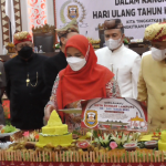 Eva Dwiana mengadakan syukuran di gedung DPRD kota Bandar Lampung pada rangkaian perayaan HUT kota Bandar Lampung ke 340 || Foto: 5w1hindonesia.id