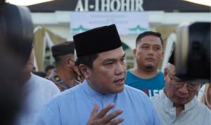 Menteri BUMN Resmikan Renovasi Masjid Keluarga di Gunung Sugih