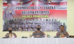 Gelar Assessment bagi Bintara, Wakapolres Pringsewu Harapkan Bisa Hasilkan Personel yang Berkompetensi Tinggi