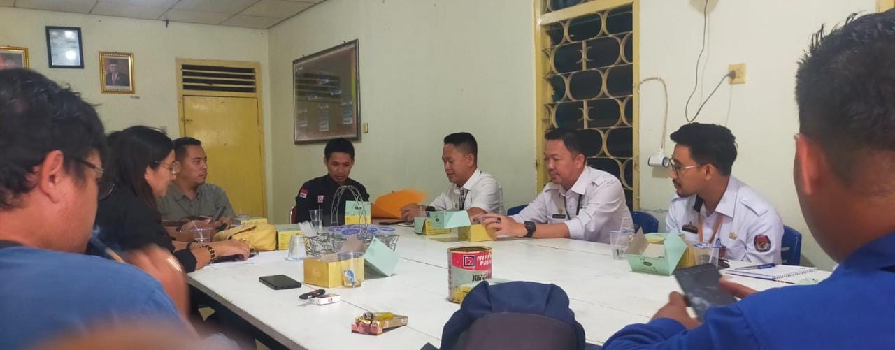 KPU Lampung sambangi Sekretariat IJTI Lampung pada, Kamis 14/7/2022 || Foto: Ist.