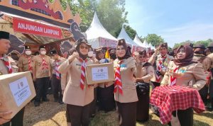Ketua Kwarda Lampung Hadiri Upacara Pembukaan Jambore Nasional ke-XI
