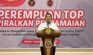 Gubernur Lampung Buka Acara Perempuan TOP Viralkan