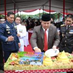 Gubernur Lampung dan Seluruh Unsur Forkopimda Hadiri Upacara Peringatan HUT TNI ke -77