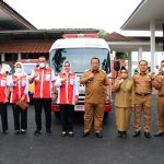 PMI Provinsi Lampung Terima Bantuan 1 Unit Mobil Ambulan Jenazah