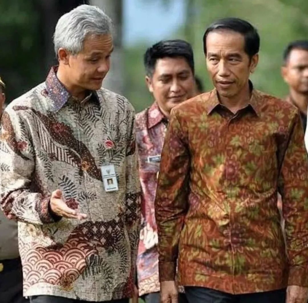 Ganjar Pranowo bersama Presiden Jokowidodo || Foto: Istimewa || 5W1HINDONESIA.ID